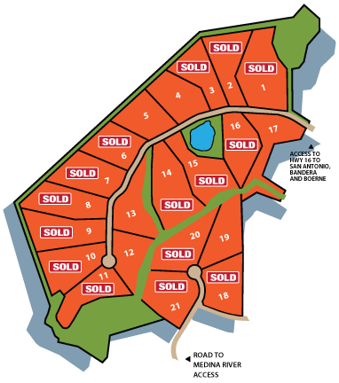 Cielo Rio Ranch Lot Map