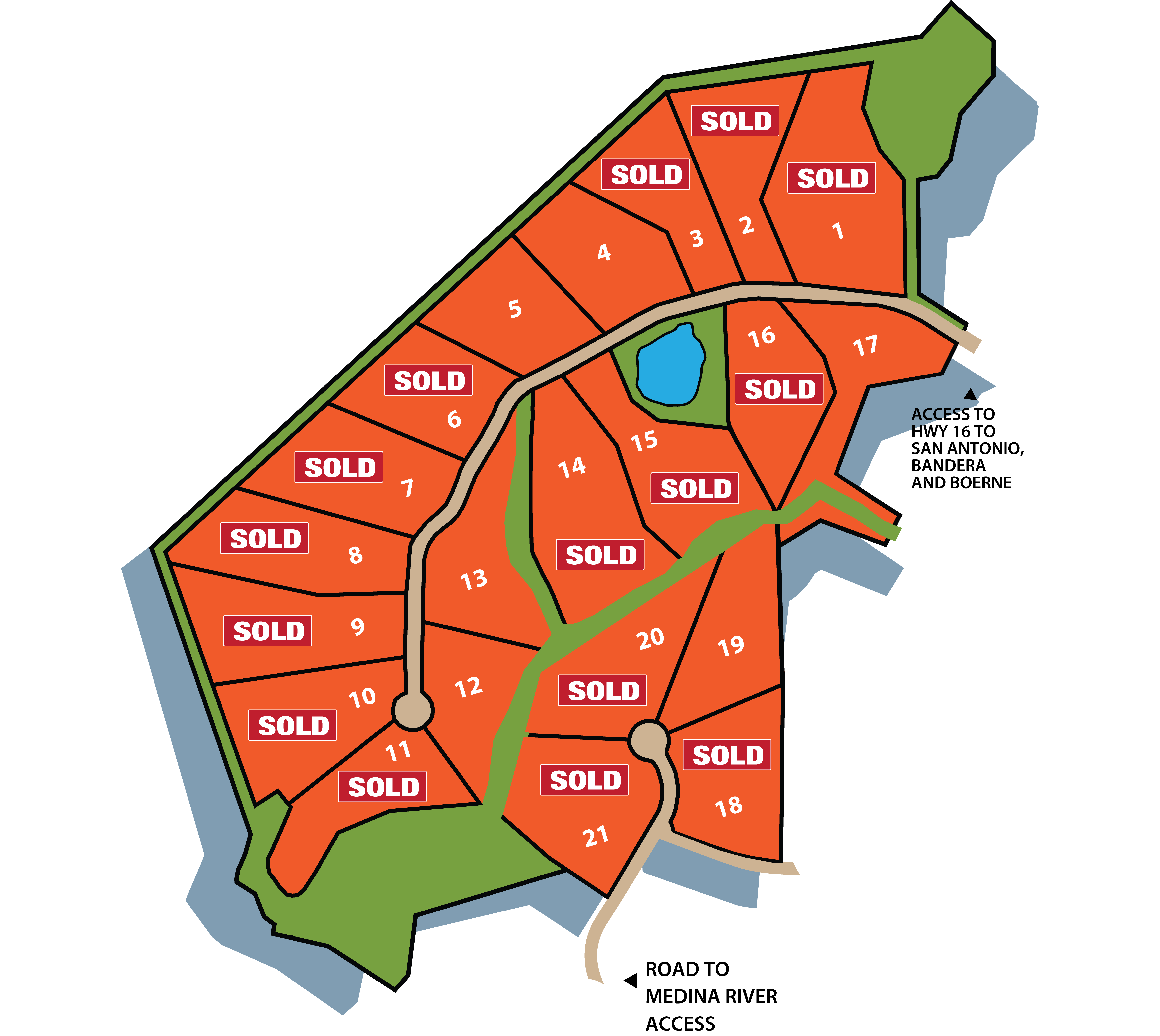 The Ranches at Cielo Rio - plat map